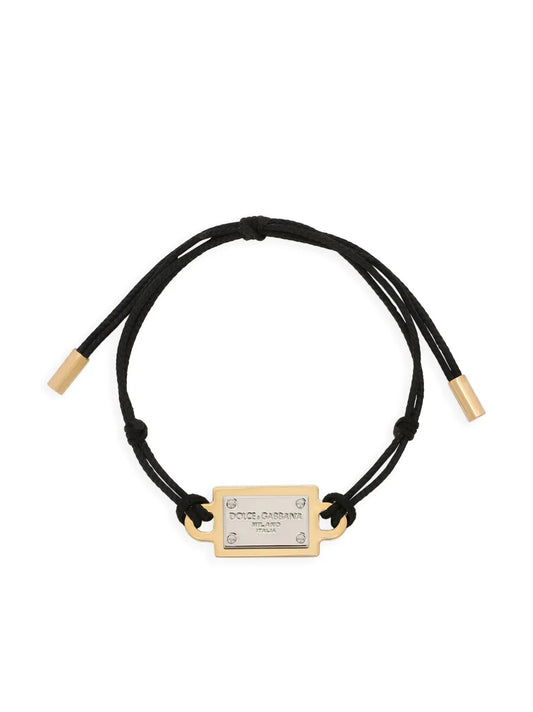 Dolce & Gabbana engraved logo adjustable fit bracelet
