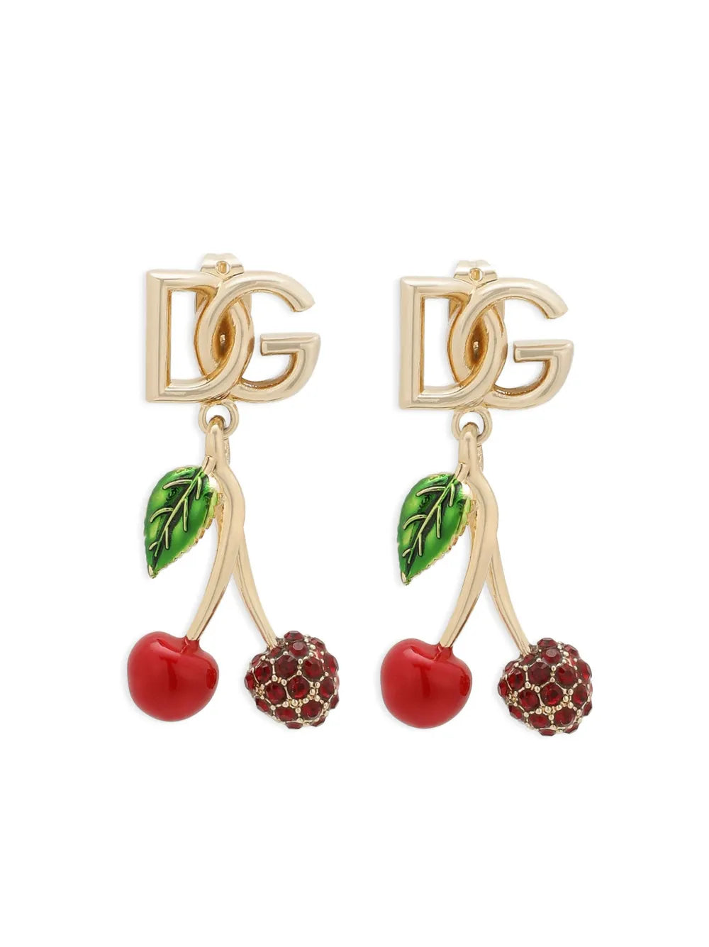 Dolce & Gabbana logo lettering drop earrings