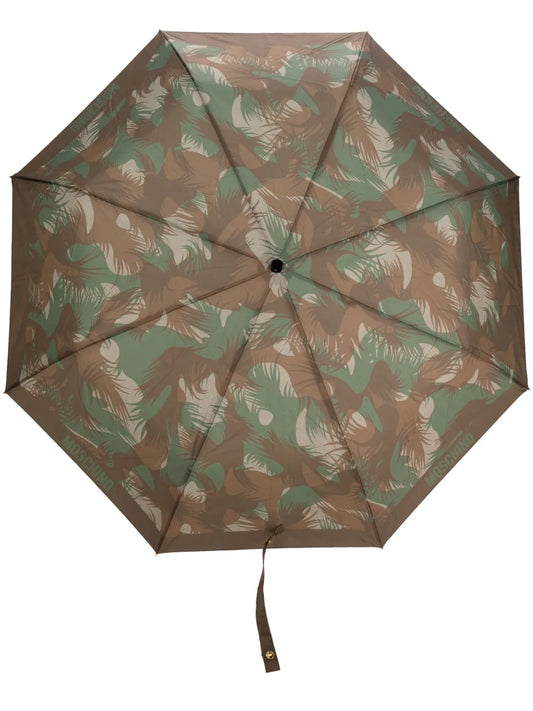 Moschino camouflage print compact umbrella