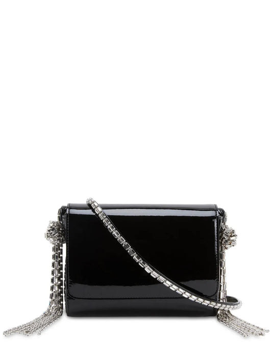 Alexandre Vauthier patent finish clutch bag