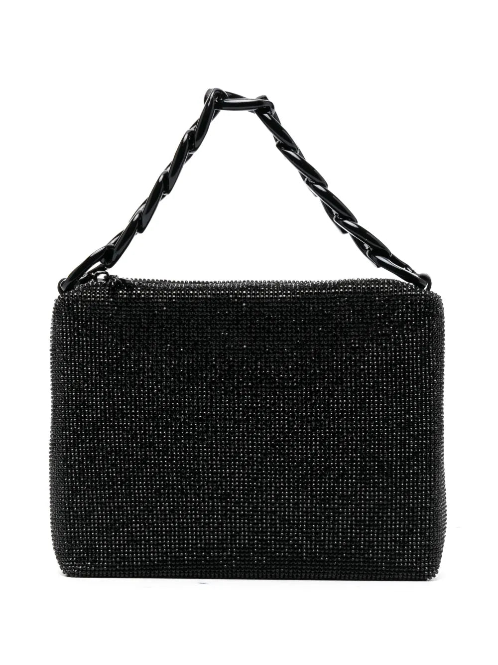 Patrizia Pepe Maxichain rhinestone tote bag