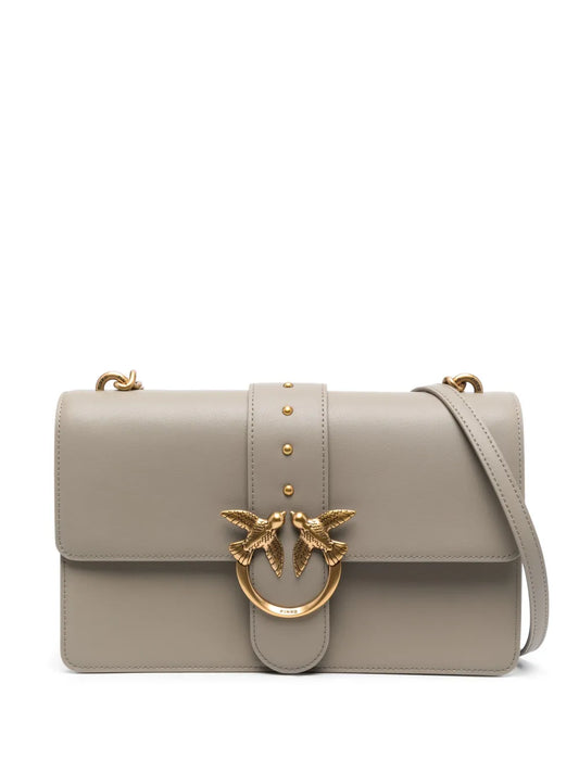 PINKO Love leather crossbody bag