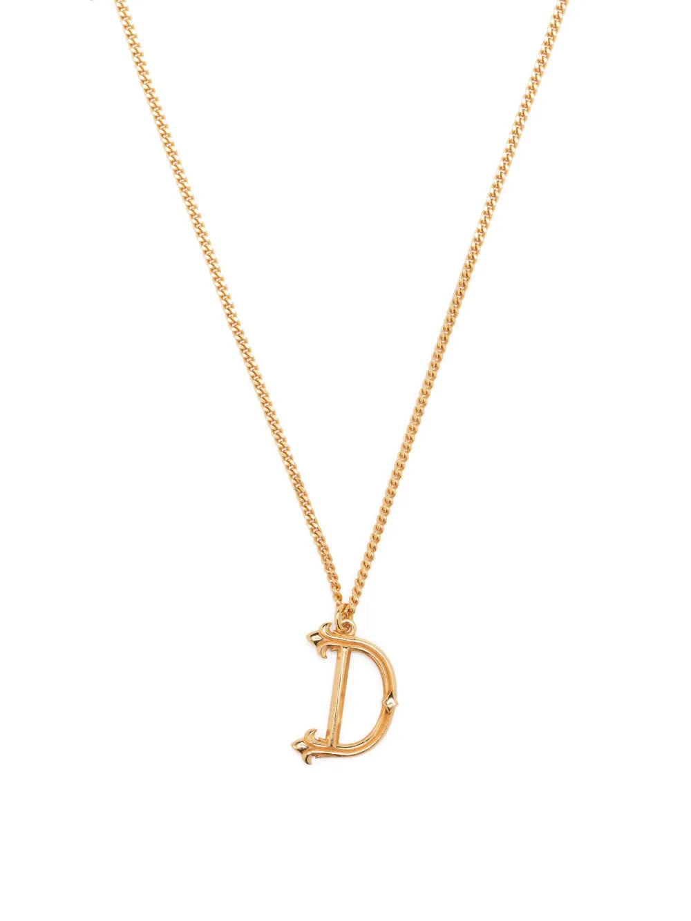 Emanuele Bicocchi D alphabet pendant necklace