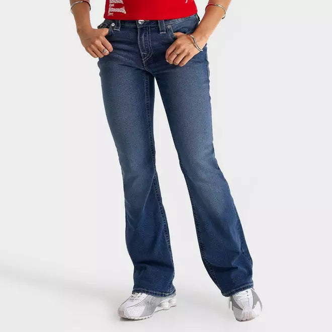 Women's True Religion Becca Crystal Wing Bootcut Jeans