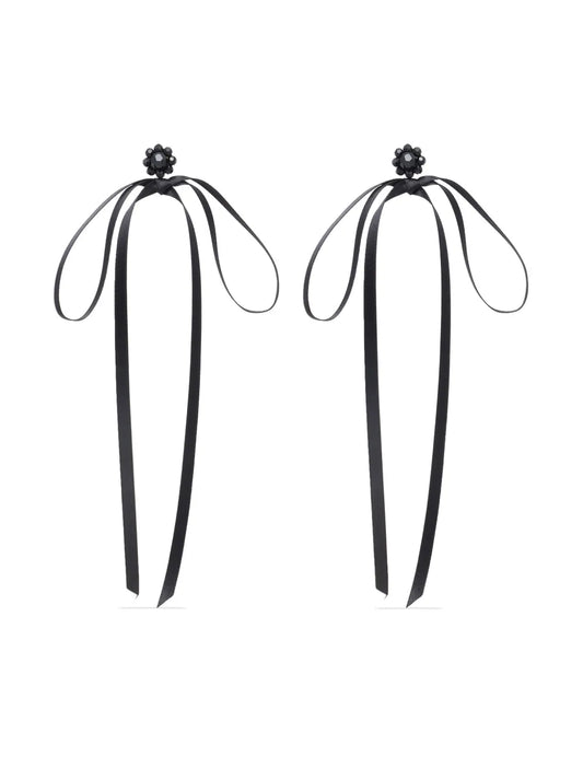 Simone Rocha ribbon bow earrings