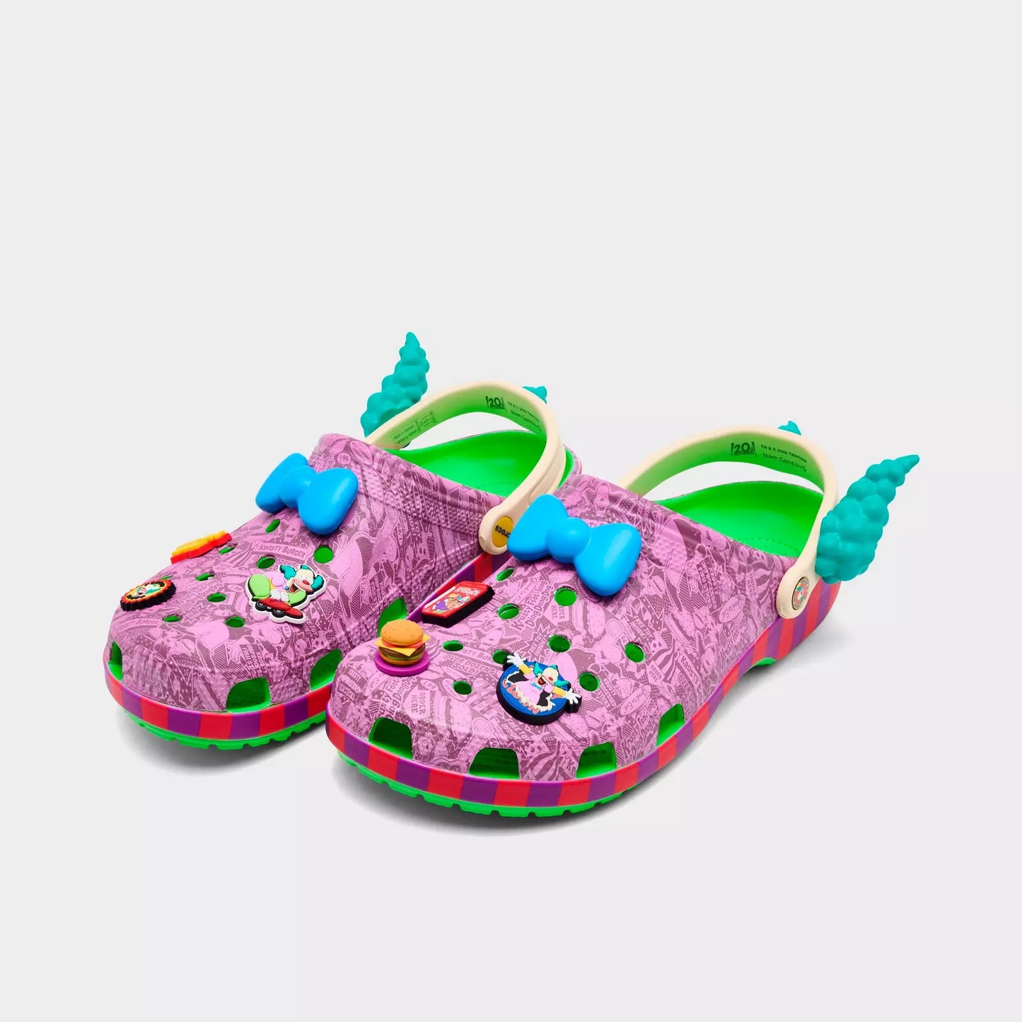 Men's Crocs x The Simpsons Krusty The Clown Classic Clog Shoes