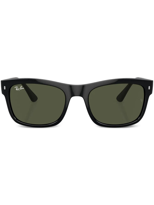 Ray-Ban logo plaque square frame sunglasses