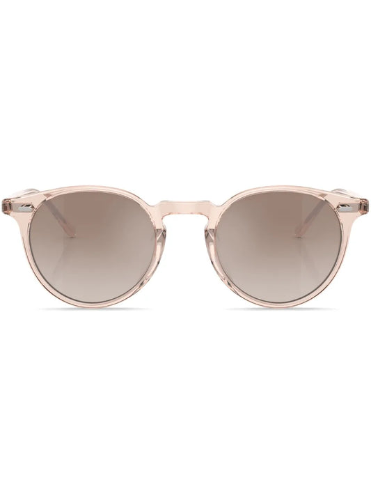 Oliver Peoples round frame tinted lenses sunglasses