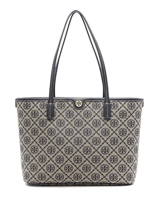 Tory Burch small T Monogram zip tote bag