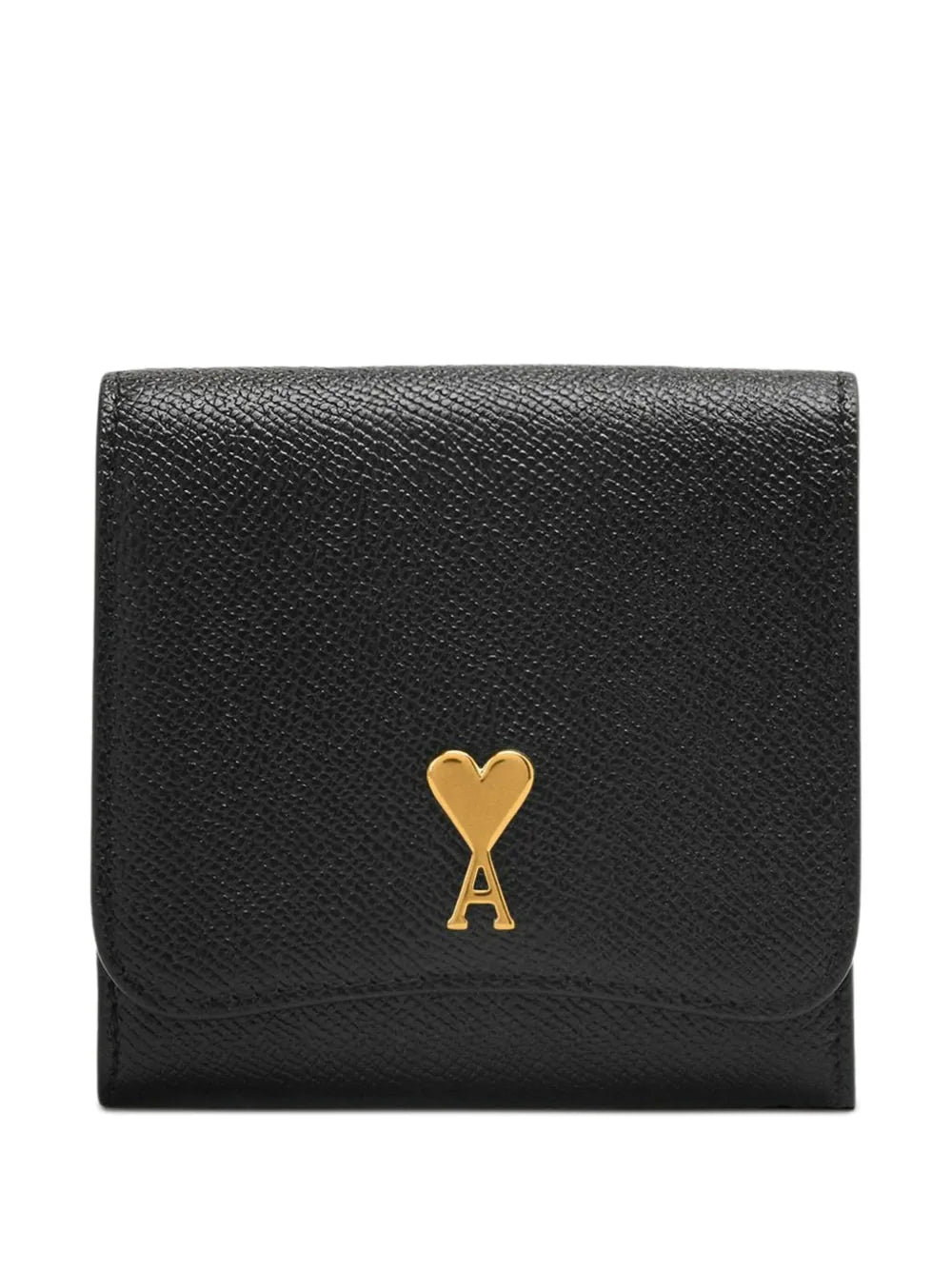AMI Paris Paris Paris compact leather wallet