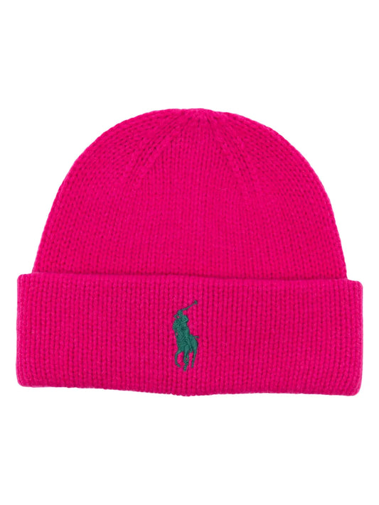 Polo Ralph Lauren logo embroidered wool beanie