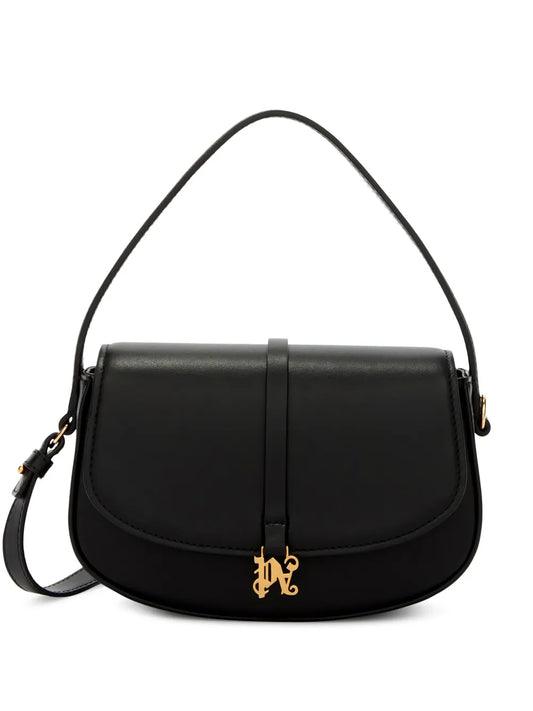 Palm Angels Lockbag leather shoulder bag
