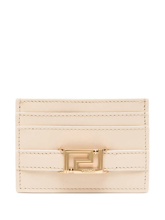 Versace Greca Goddess leather cardholder