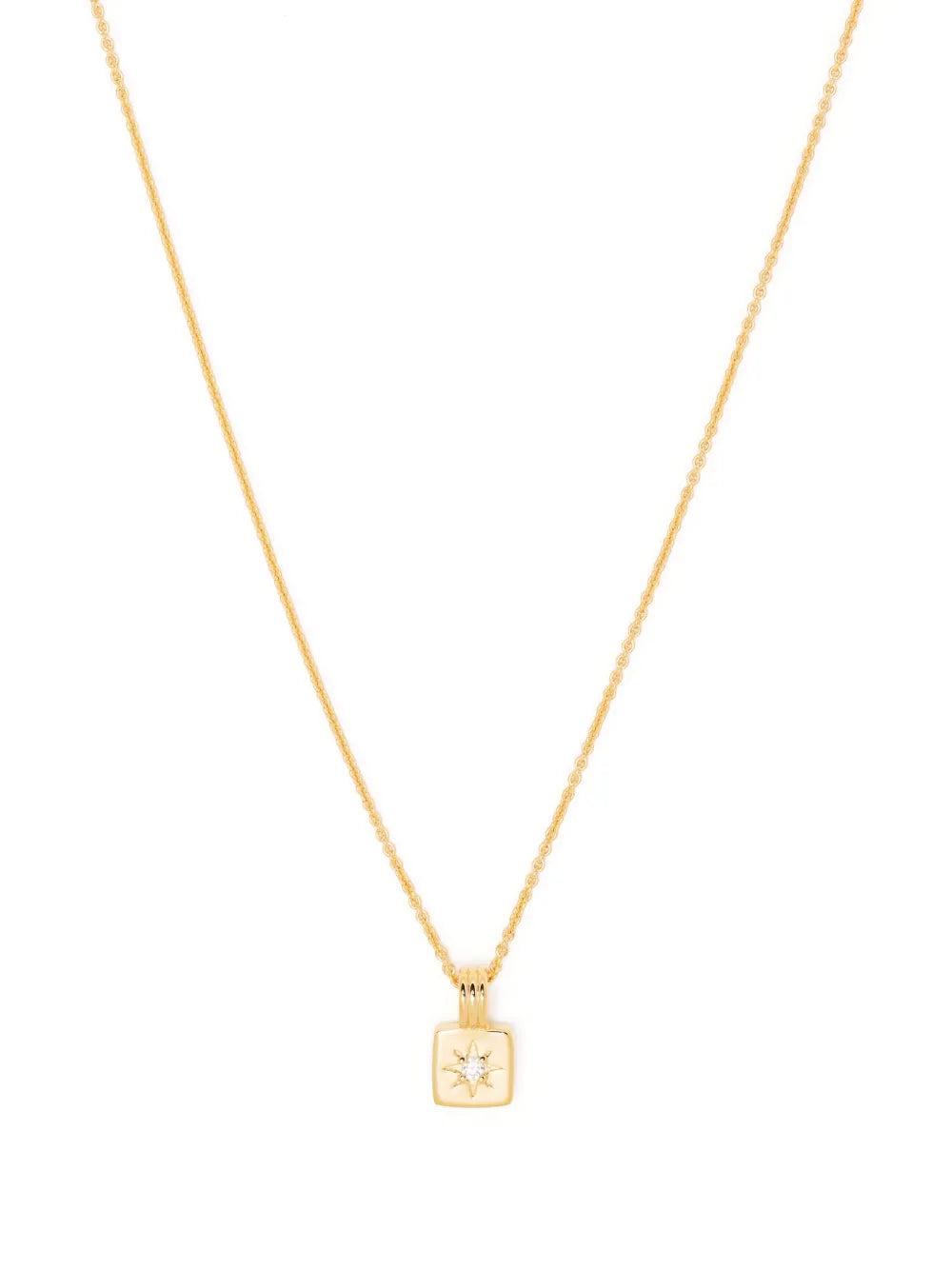 Missoma mini Square pendant necklace