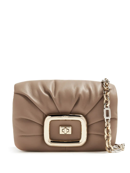 Roger Vivier ruched leather crossbody bag