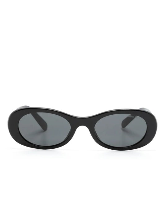 Miu Miu Eyewear Miu Glimpse oval frame sunglasses