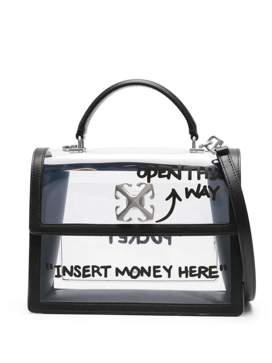 Off-White Jitney 2.8 transparent tote bag