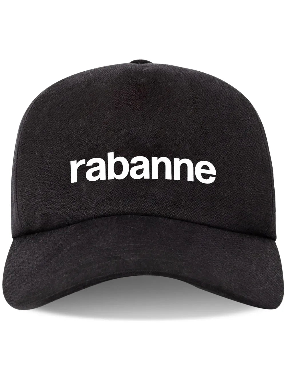 Rabanne logo print cotton cap