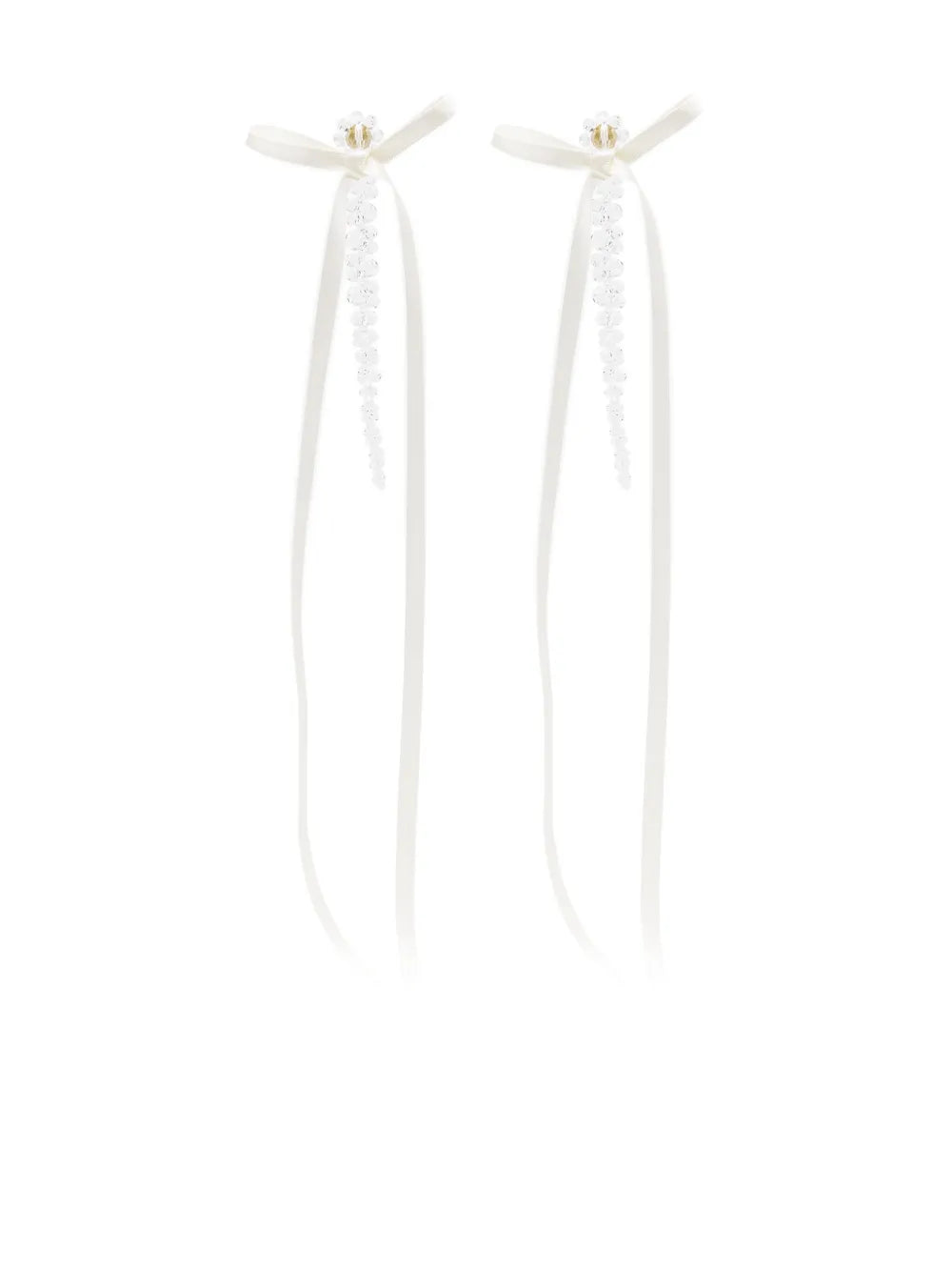 Simone Rocha bead emellished drop earrings