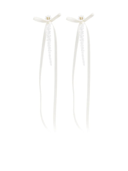 Simone Rocha bead emellished drop earrings