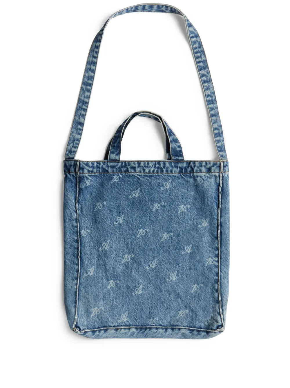 Axel Arigato dune script denim tote bag
