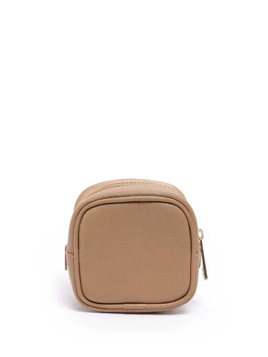 Sarah Chofakian logo print leather wallet