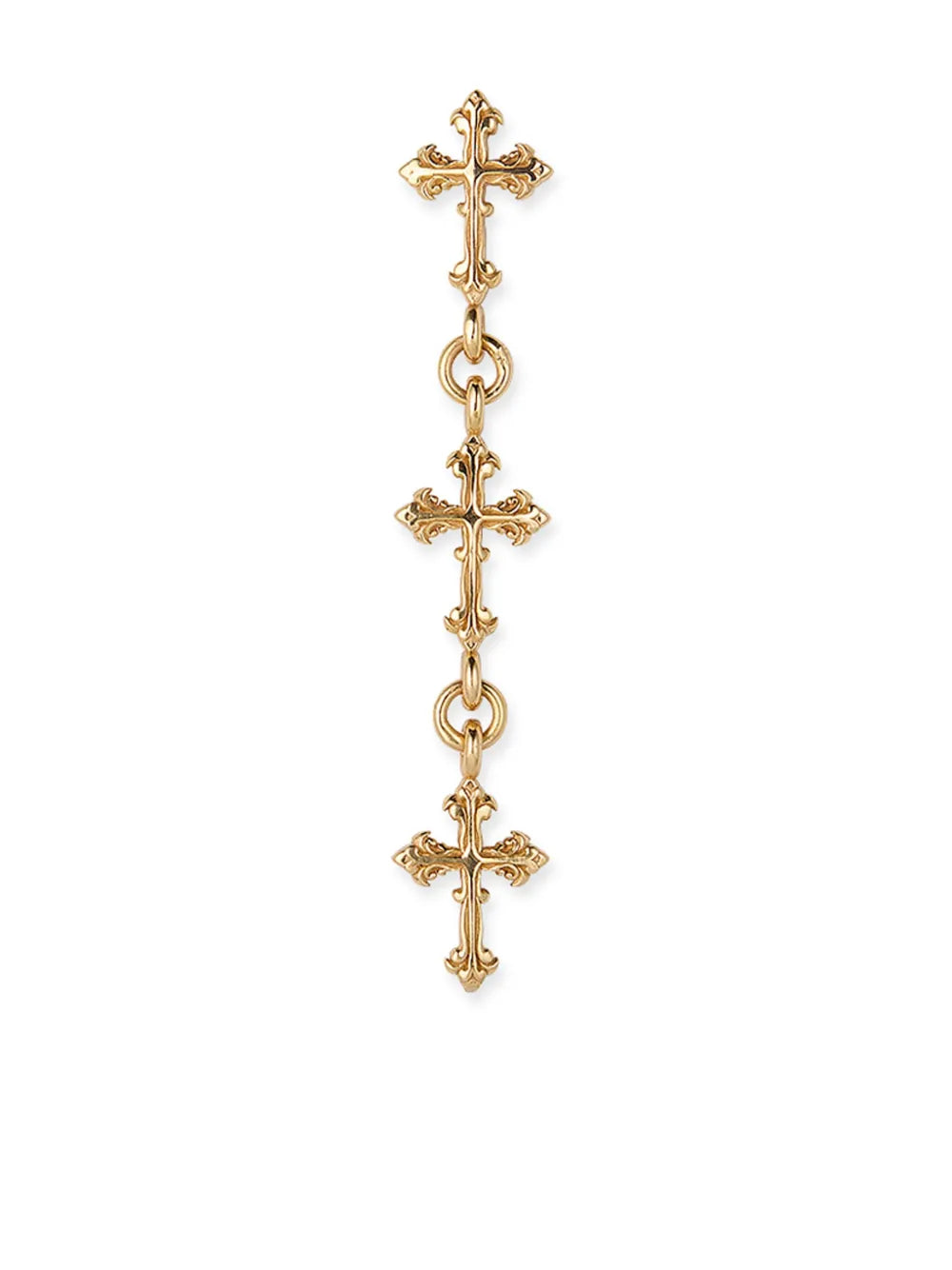 Emanuele Bicocchi cross pendant single earring
