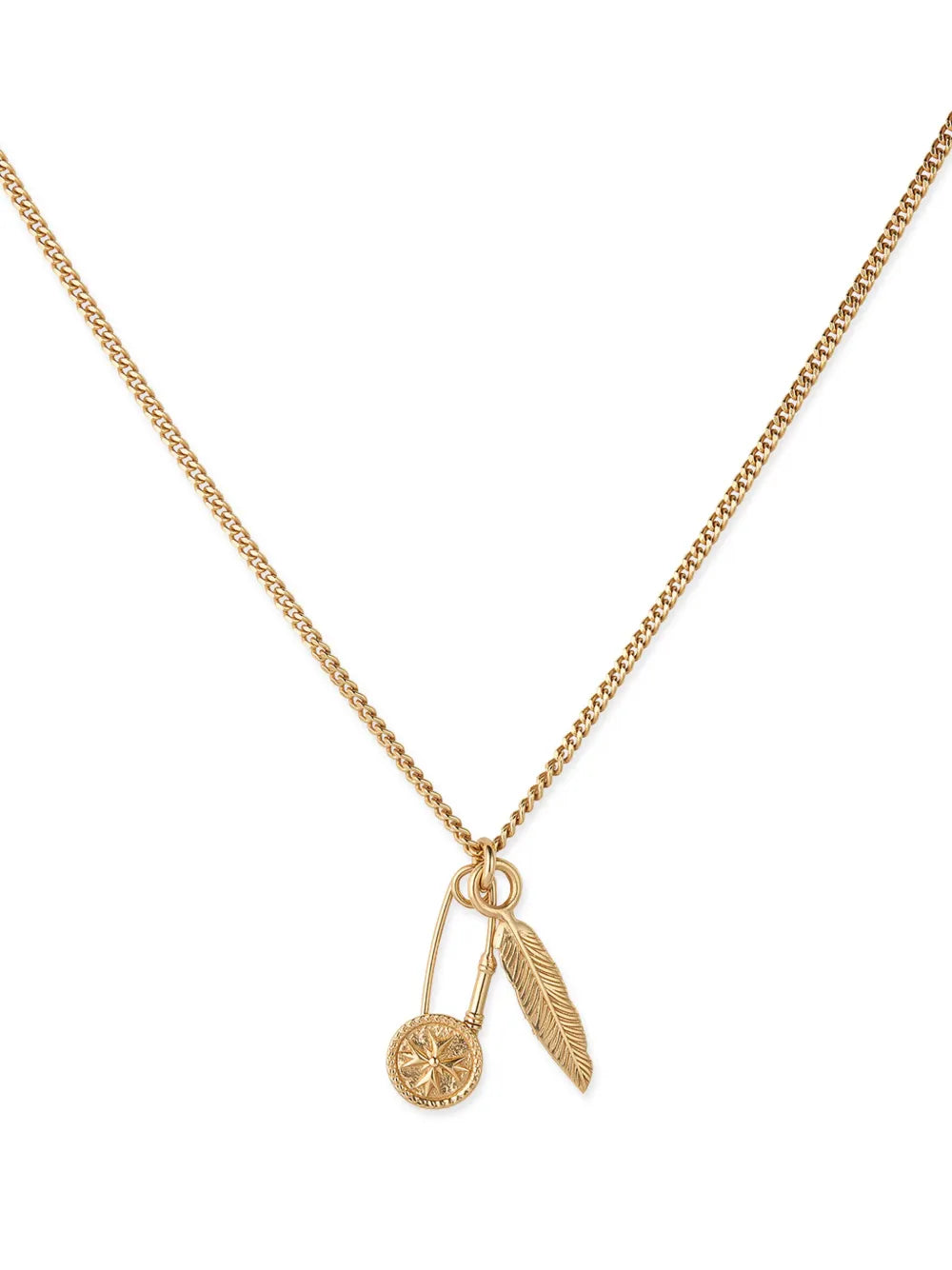 Emanuele Bicocchi gold plated silver necklace