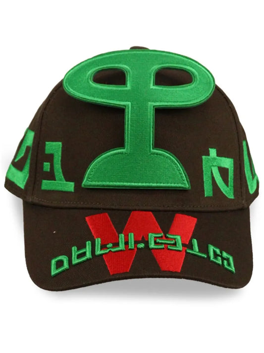 Walter Van Beirendonck embroidered cotton cap