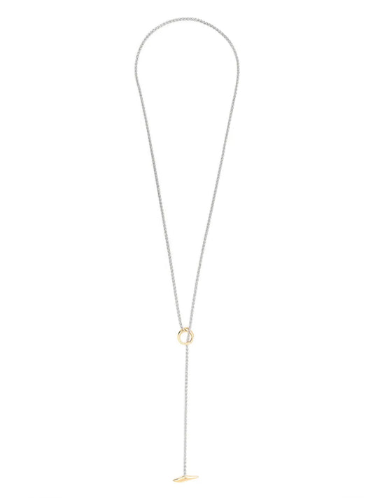 Tom Wood Robin Duo L chain necklace