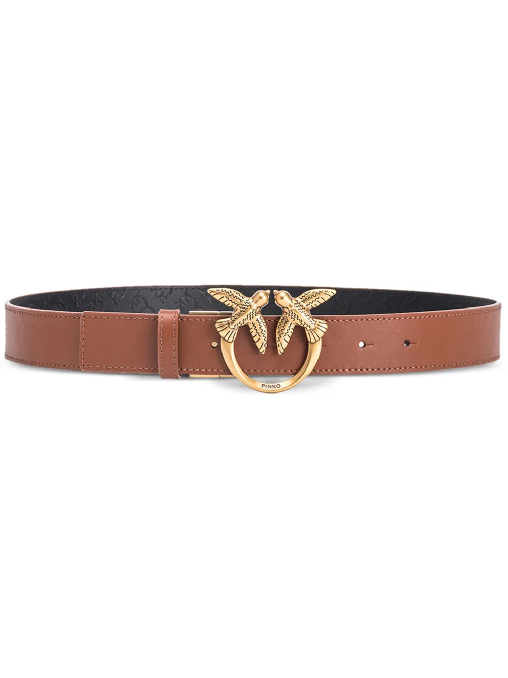 PINKO Love Berry H3 leather belt