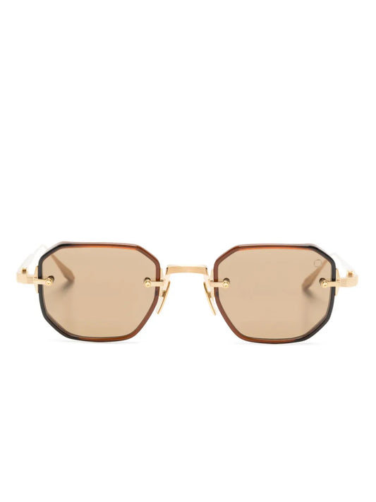 Akoni Juno Two geometric frame sunglasses