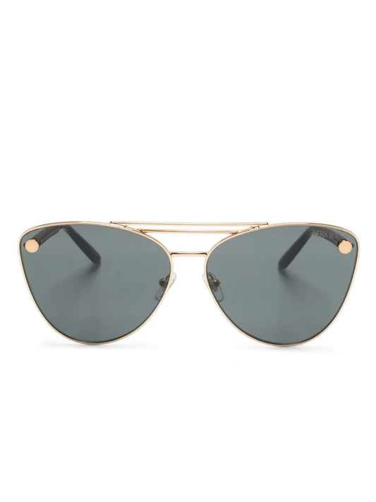 Versace Eyewear Tubular Greca cat eye sunglasses