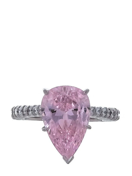 Fantasia by Deserio pear shaped band ring