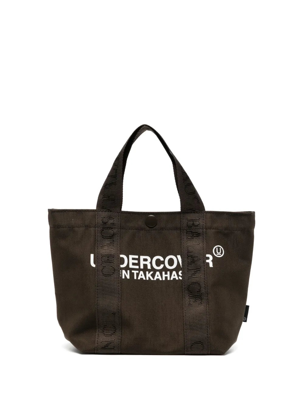 Undercover logo print canvas tote bag