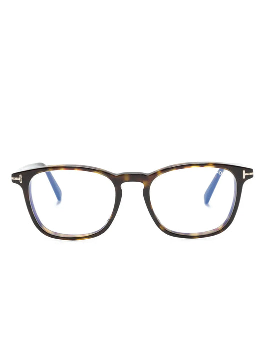 TOM FORD Eyewear tortoiseshell square frame glasses