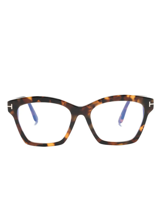 TOM FORD Eyewear tortoiseshell square frame glasses