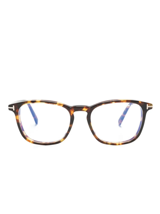 TOM FORD Eyewear tortoiseshell square frame glasses