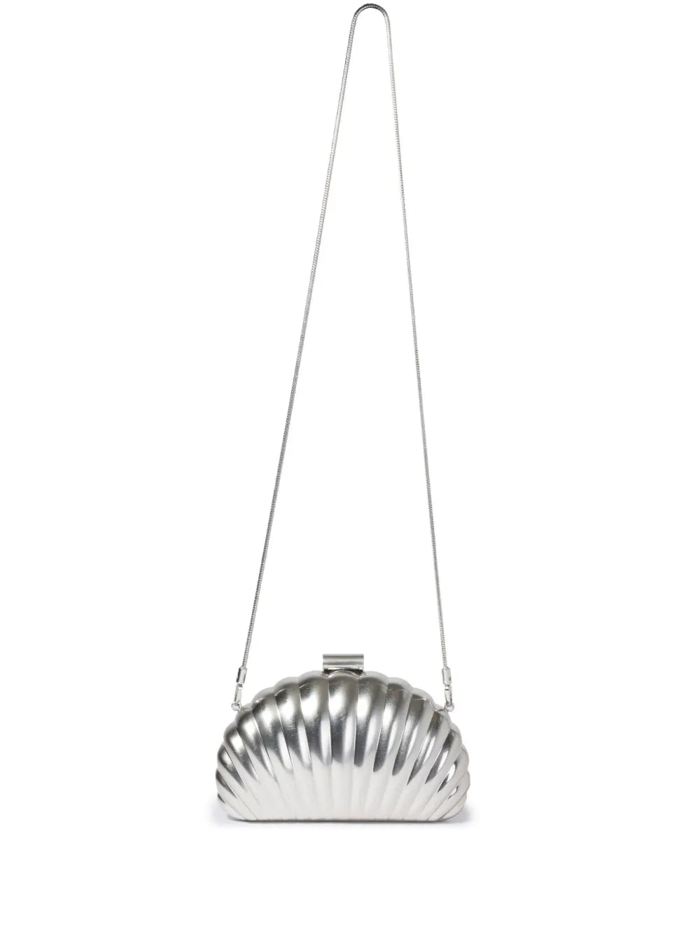 Simkhai Monet shell motif clutch bag