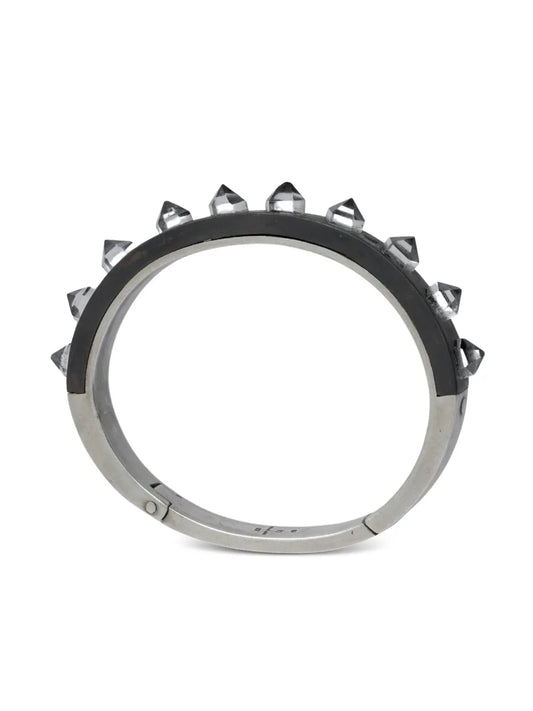 Parts of Four herkimer spikes Sistema V2 bracelet