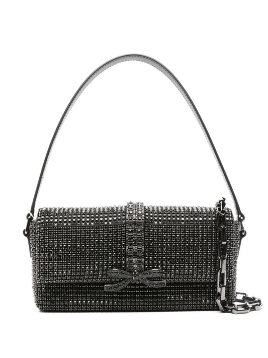 Self-Portrait gem embellished shoulder bag