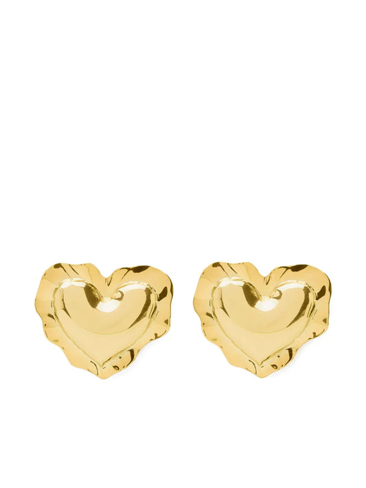 Nina Ricci cushion heart earrings