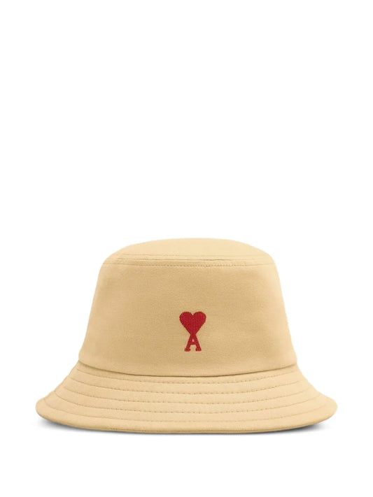 AMI Paris Ami De Coeur embroidery bucket hat