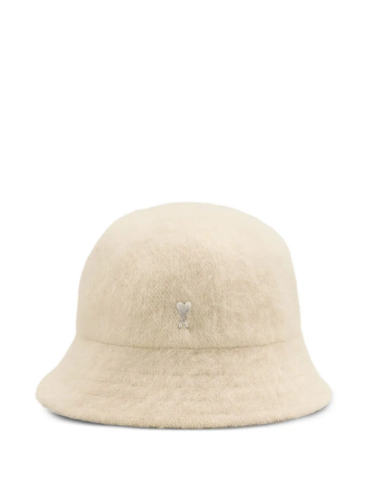 AMI Paris Ami de Coeur stud bucket hat
