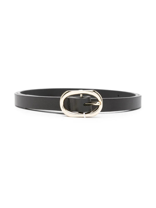 ANINE BING leather buckle belt