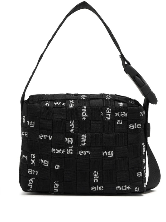 Alexander Wang interwoven design logo jacquard shoulder bag