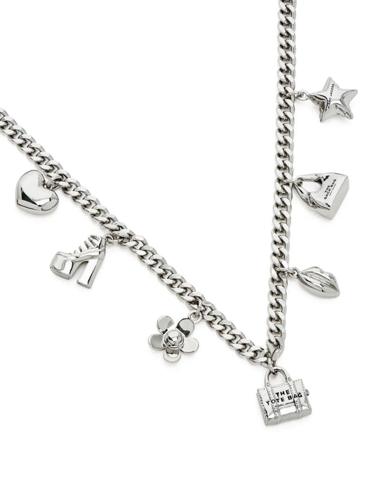 Marc Jacobs mini icon charm necklace