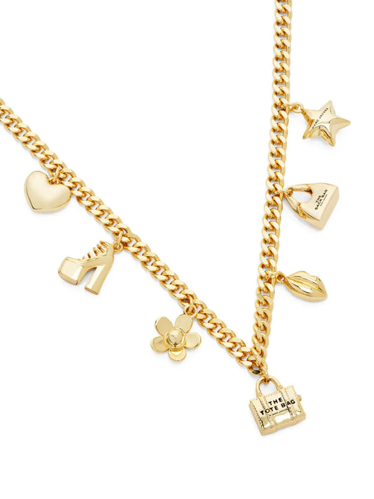 Marc Jacobs mini icon charm necklace