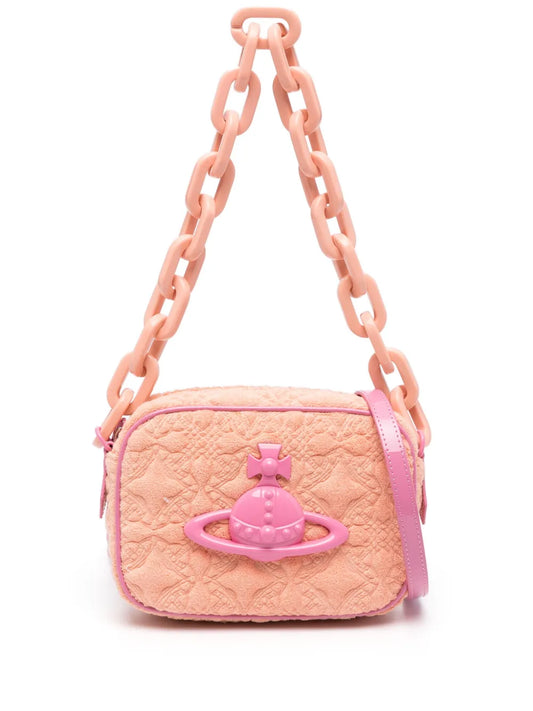 Vivienne Westwood Marianna terry cloth shoulder bag