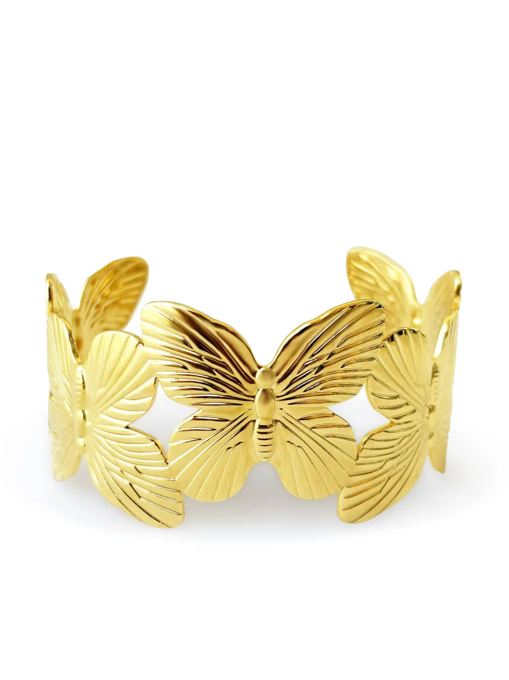Hzmer Jewelry butterfly detail bangle